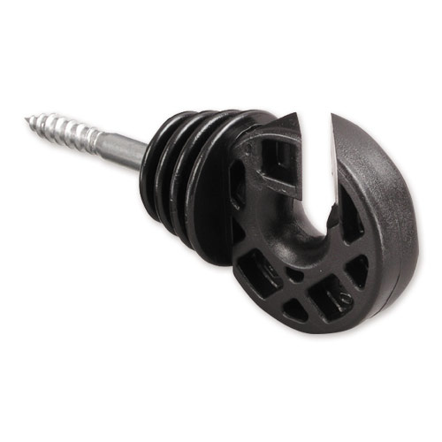 Lot De 25 Isolateurs Annulaires Pour Clôture - Filetage Métrique M6, 36mm, Support Galvanisé - VOSS.farming
