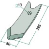 Pointe de soc renforcée Köckerling (506069)