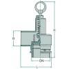 Soupape de décharge RIV Ø 1 1/4