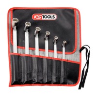 Jeu de clés polygonales coudées KS Tools