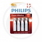 Philips Piles X 4 - 1,5 V, Mignon AA longue durée