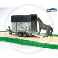 Bruder - Van pour chevaux 1 cheval inclus