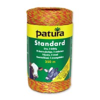 Patura Fil électro-plastique STANDARD jaune-orange - 250 m