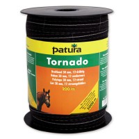 Patura Ruban TORNADO marron 38 mm - 200 m