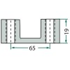 Écrou étrier M16 x 1,5 mm