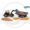 Bruder - Claas Nectis 267 F avec chargeur frontal et remorque à ridelles