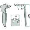 Dent de herse rotative gauche = rotation vers la droite (000182935) 