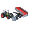 Bruder - Claas Nectis 267 F avec chargeur frontal et remorque à ridelles