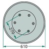 Assiette pour faucheuse à tambour Deutz-Fahr KM20 & Pöttinger : Type: TM I