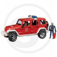 Bruder - Jeep Wrangler Camion de pompiers avec figurine