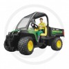 BRUDER - Véhicule tout terrain JOHN DEERE Gator XUV855D Vert avec figurine