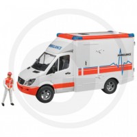 BRUDER - Véhicule Ambulance MERCEDES BENZ Sprinter avec ambulancier