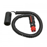 Adaptateur pour câble spiralé - 6/24V