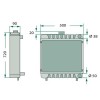 Radiateur pour tracteur John Deere (AL37568, AL31237)