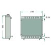 Radiateur pour tracteur John Deere (AL66774)