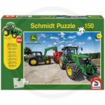Schmidt Puzzle, John Deere + tracteur original SIKU