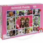 Schmidt Puzzle, chatons, 100 pièces