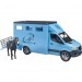 CAMION BETAILLERE MERCEDES BENZ SPRINTER AVEC UN CHEVAL