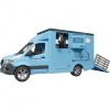 CAMION BETAILLERE MERCEDES BENZ SPRINTER AVEC UN CHEVAL