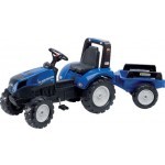 TRACTEUR A PEDALES NEW HOLLAND T8 AVEC REMORQUE FALK