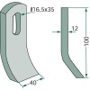 Fléau 40x12x100 mm Ø16,5x35 Falc (F470307)