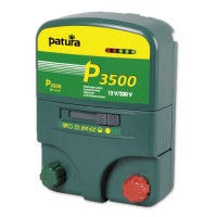 Patura P3500, Electrificateur multifonction sur secteur 230 V et batterie 12V avec boitier antivol et piquet de terre