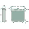 Radiateur pour tracteur Case IH (140501A2)