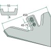 Soc à patte d'oie angle 50° Lemken et Köckerling (908063)